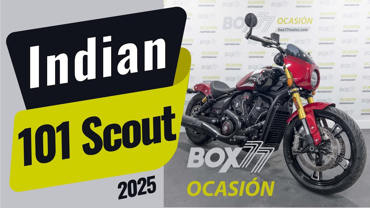 Vídeo de la Indian 101 Scout del año 2025