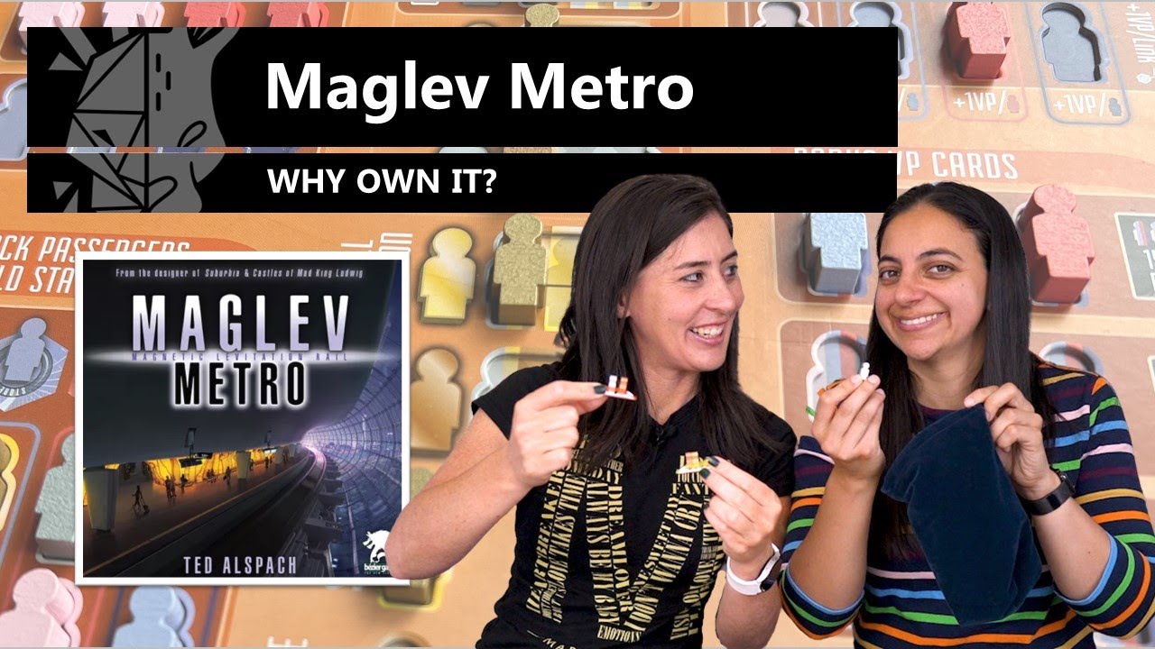 Maglev Metro | Making micro moves & manageable mastery  | Board Game Review