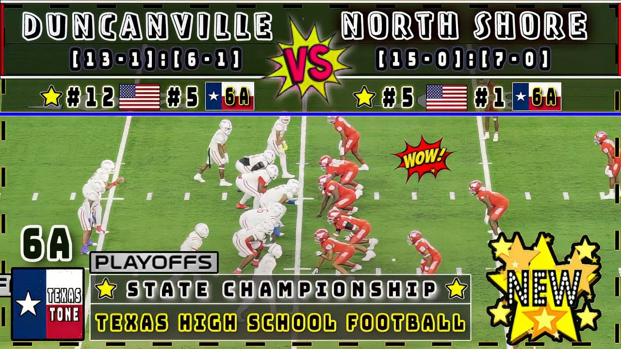 #1 North Shore vs #5 Duncanville Football | [STATE CHAMPIONSHIP | FULL GAME]