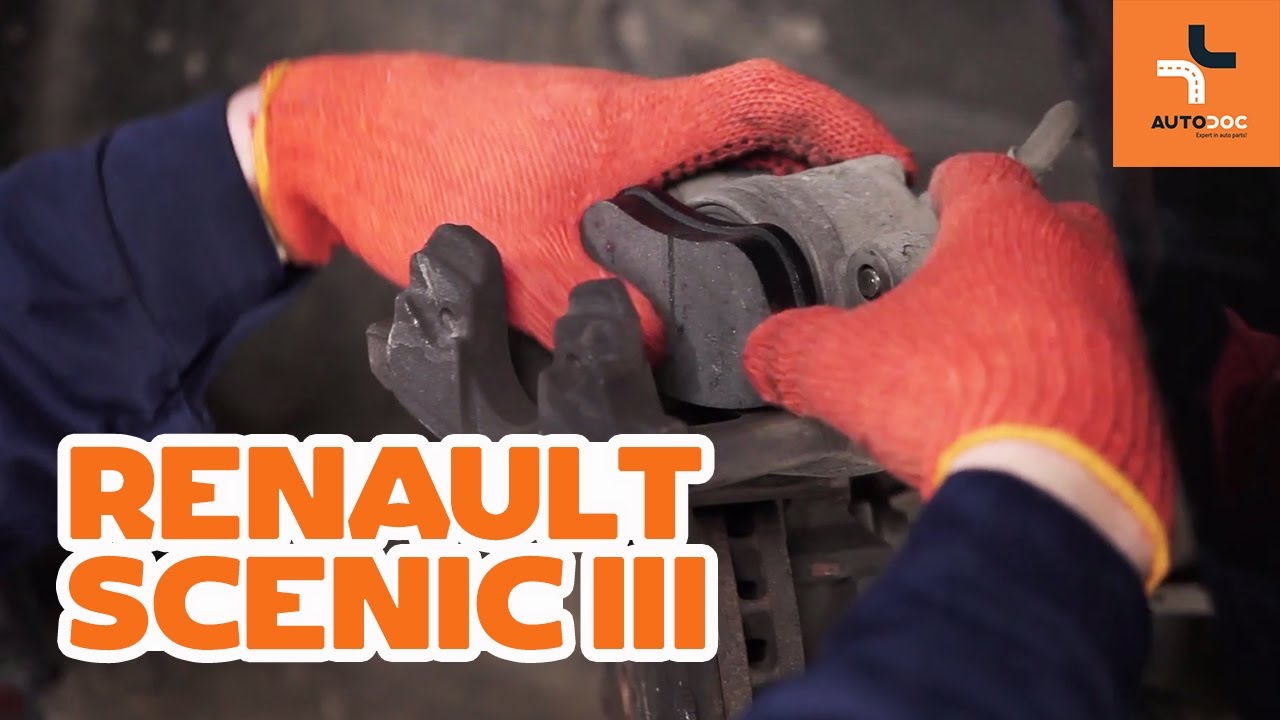 Comment remplacer des plaquettes de frein avant sur une RENAULT SCENIC 3 TUTORIEL | AUTODOC