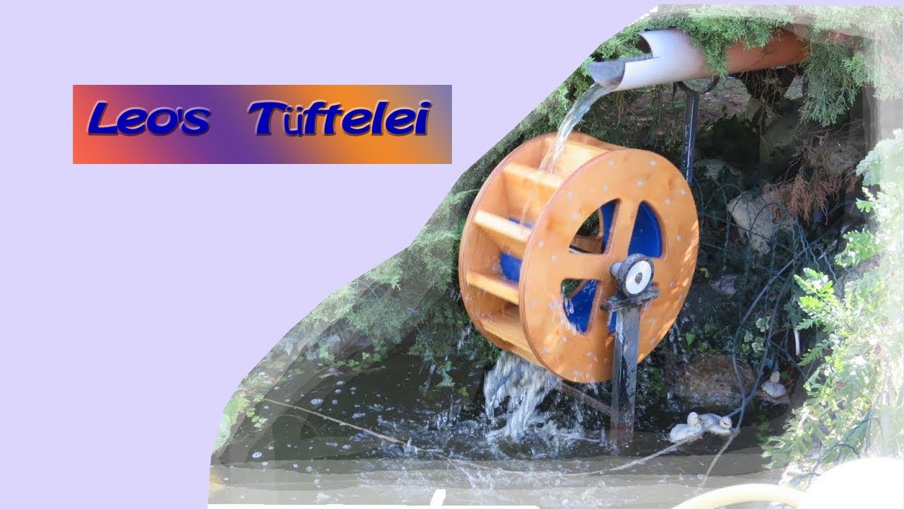 Wasserrad selber bauen