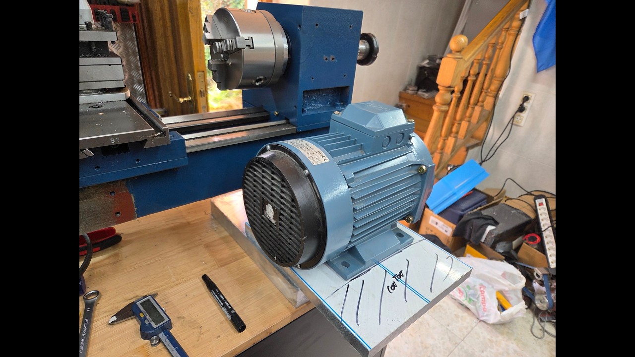 Torno HBM 250x550 Norton Profi Completo -  Mejoras Faciles de Hacer - Parte 1