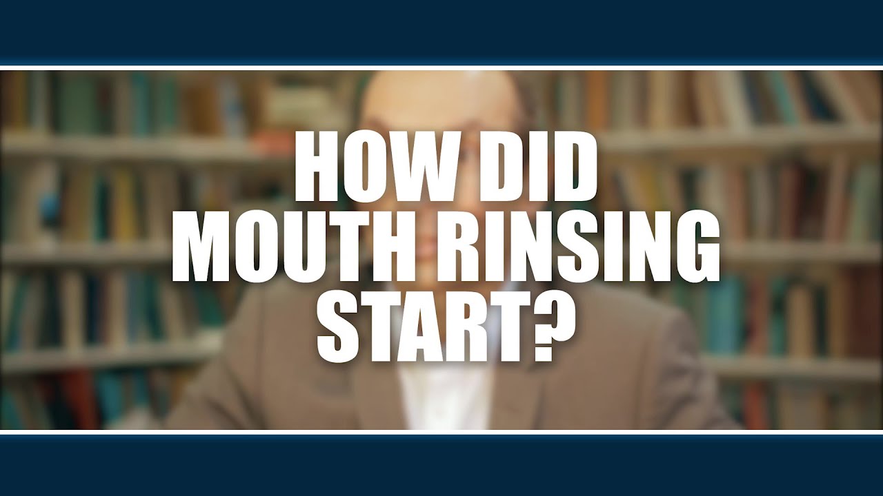 How did mouth rinsing start?  Asker Jeukendrup