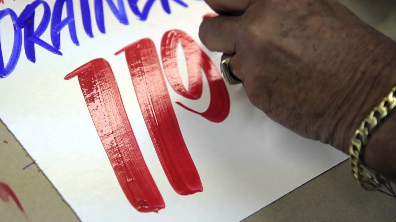 Who makes the signs at Honest Ed's?