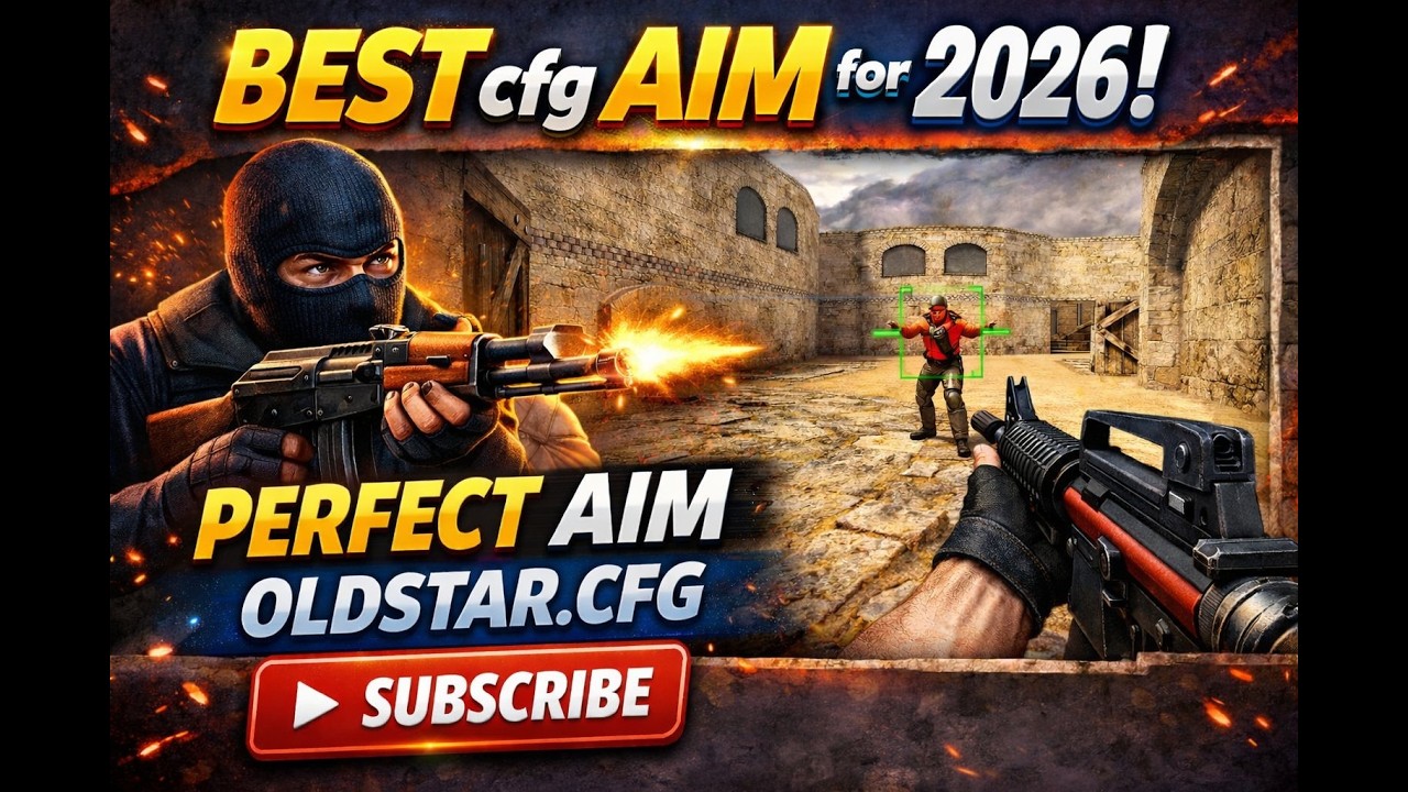 🔥 ★  Cs 1.6 Best aim cfg ever in 2026 | oldstar.cfg | only hs cfg  ★ 🔥