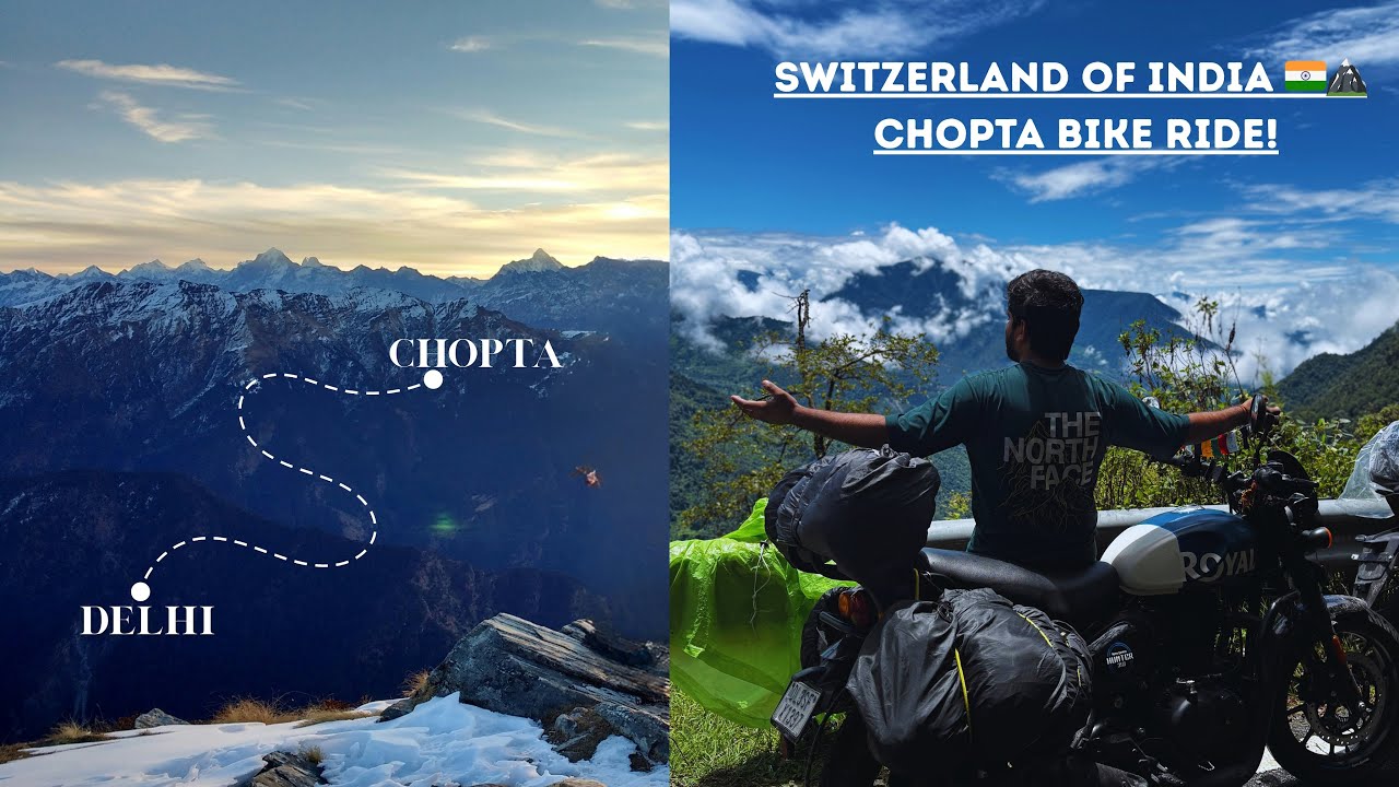 Delhi to Tungnath in Monsoon 😱 | Toughest Couple Bike Ride on Hunter 350