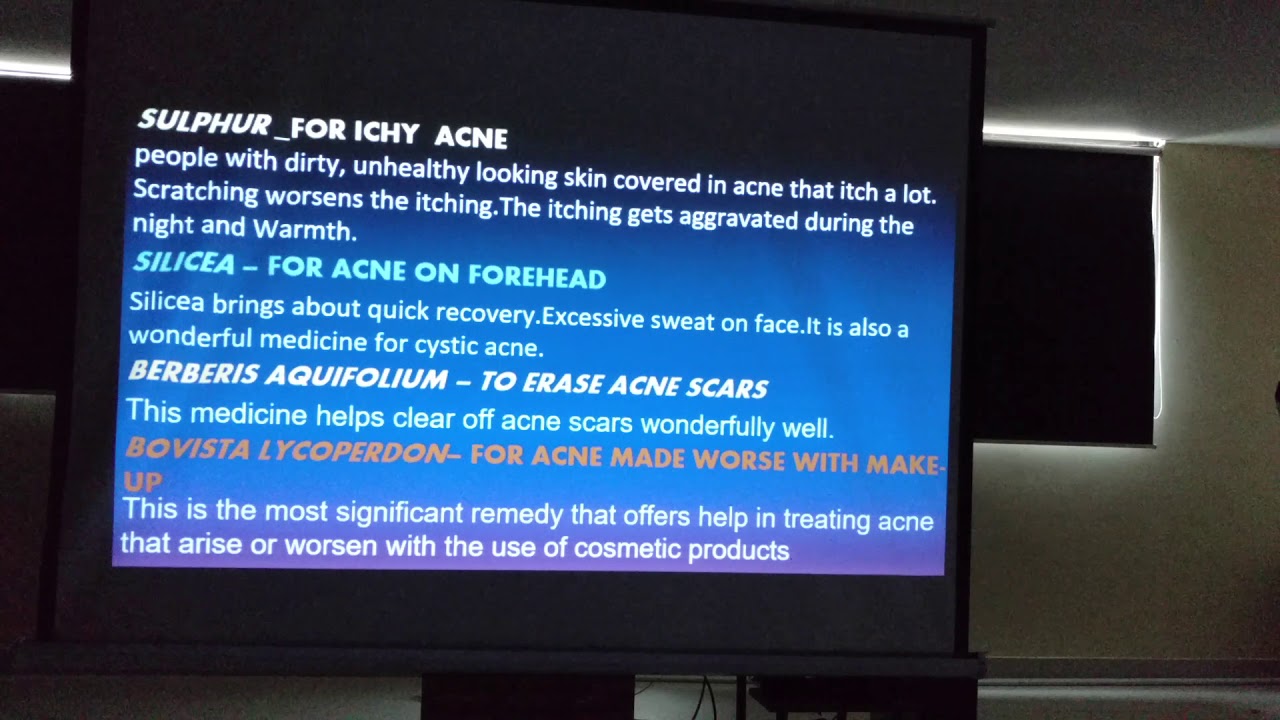 Acne Vulgaris lecture by Dr Hira Naz (part 3)