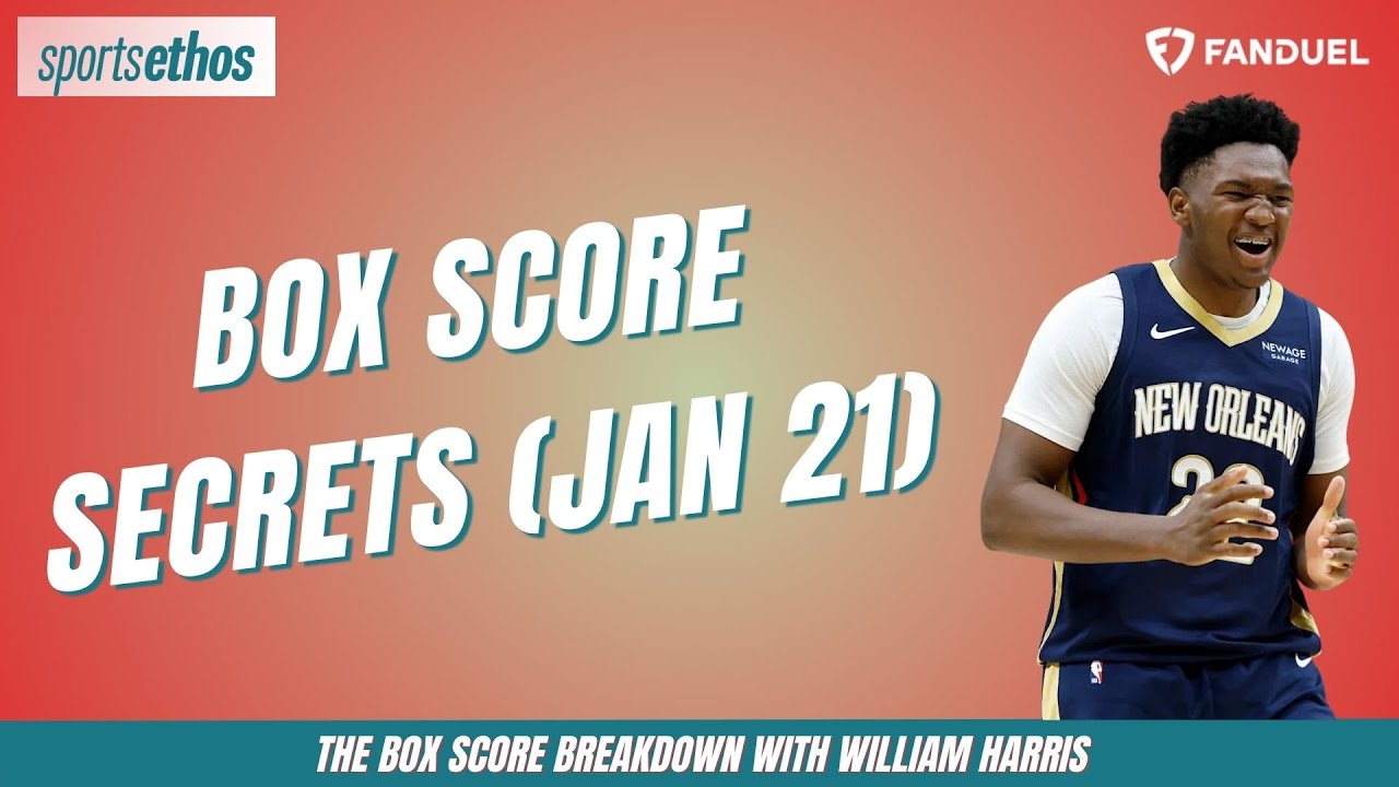 Fantasy Basketball Box Score Breakdown (Jan 21) | Sleepers & Busts 🏀