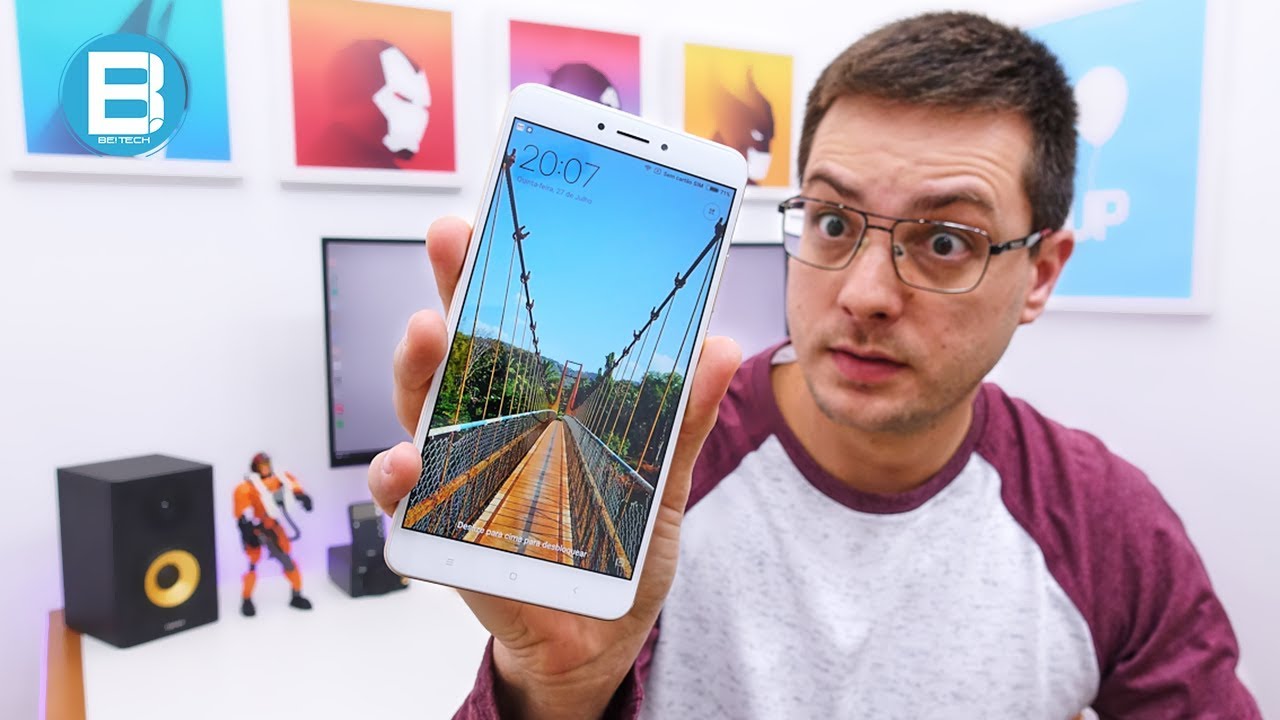 XIAOMI MI MAX 2! Ele não é GRANDE, ele é GIGANTE! Uma LINDA TELA! Unboxing!