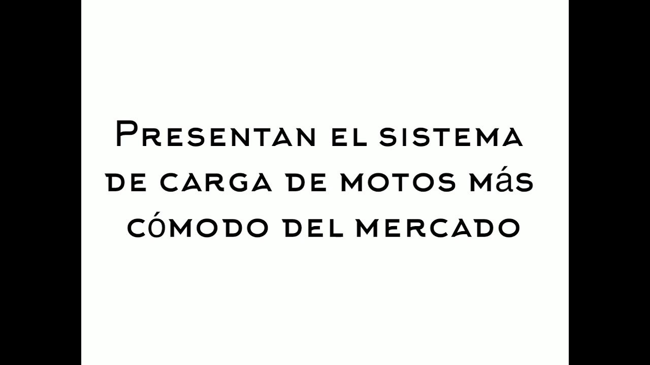 Remolque de motos con sistema de piso elevatriz