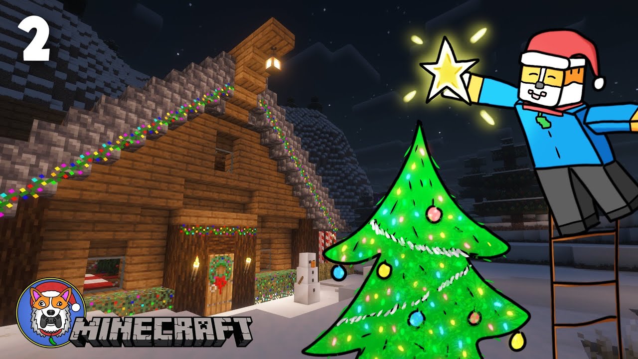Рождественское приключение Бинго в Minecraft — Эпизод 2 — Украшаем домик