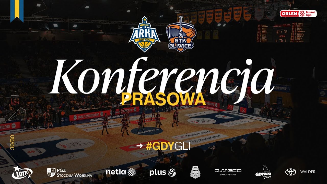 Konferencja Prasowa: AMW Arka Gdynia vs Tauron GTK Gliwice