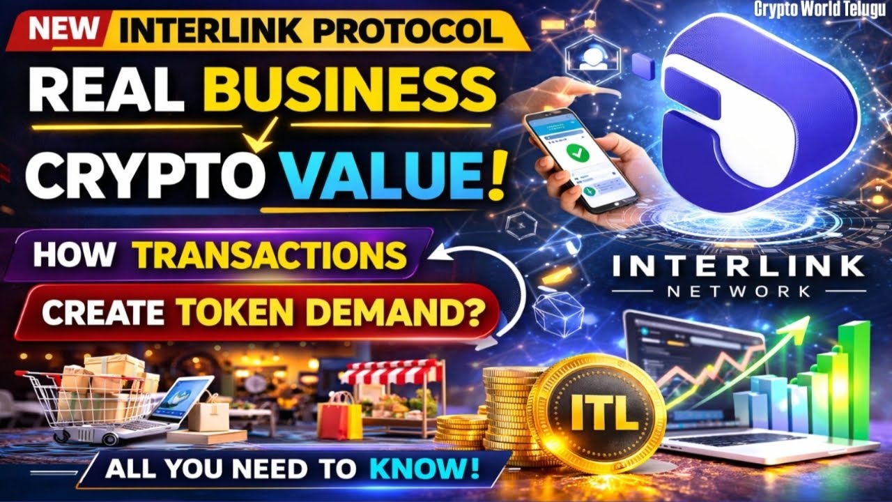 Interlink Network Telugu 🚨 Transaction-Backed Digital Assets Explained | ITL Token Future #interlink