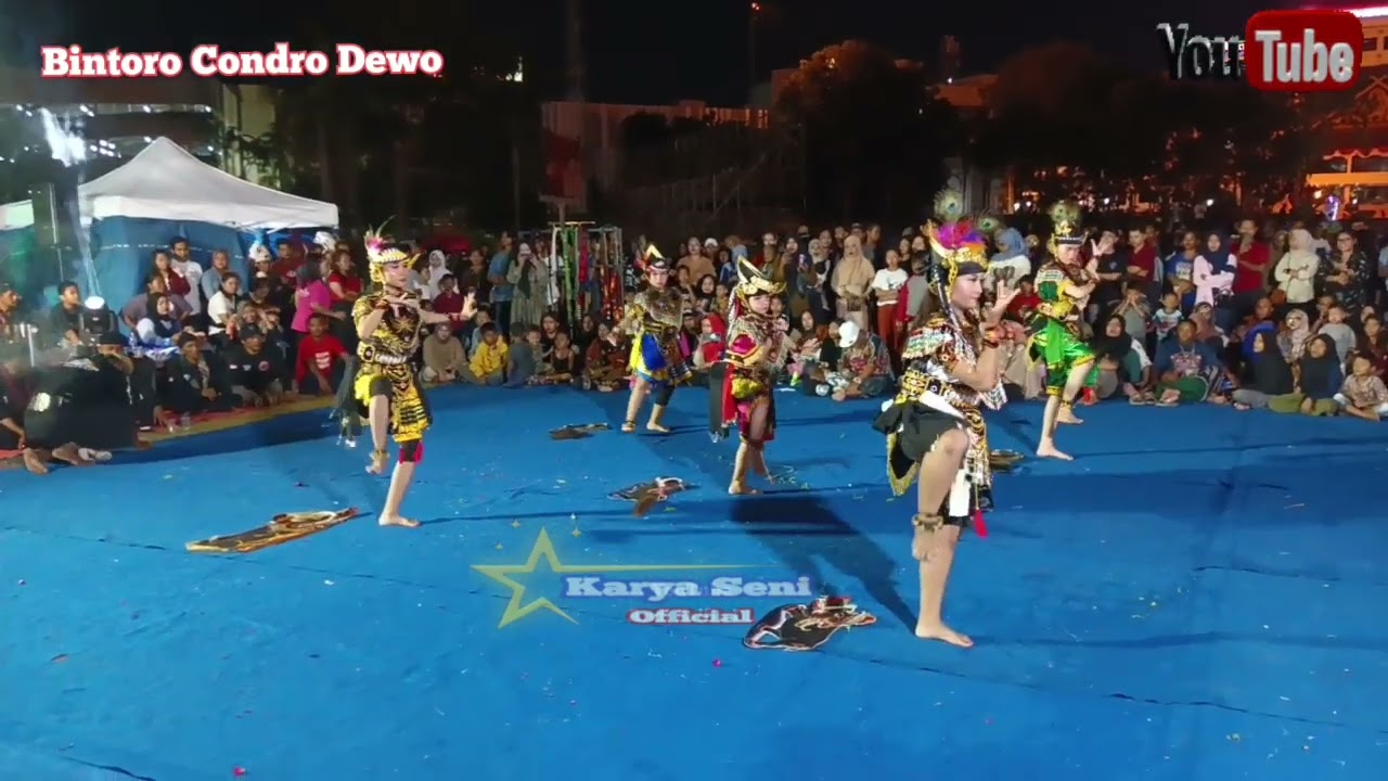 Pentas seni tari celeng srenggi ‼️ Bintoro Condro Dewo di alun-alun Batam center 
