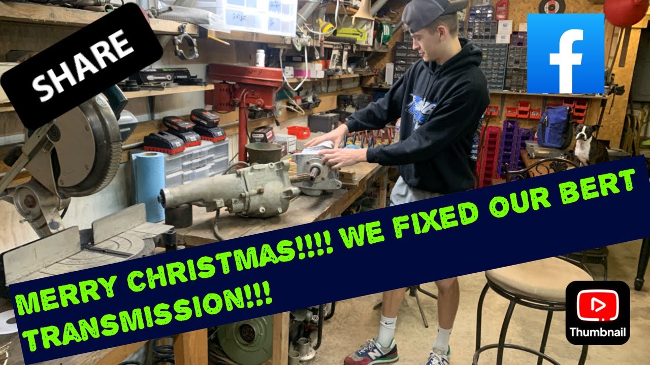 Merry Christmas Everyone!! We got the Bert transmission fixed and back in!! ￼