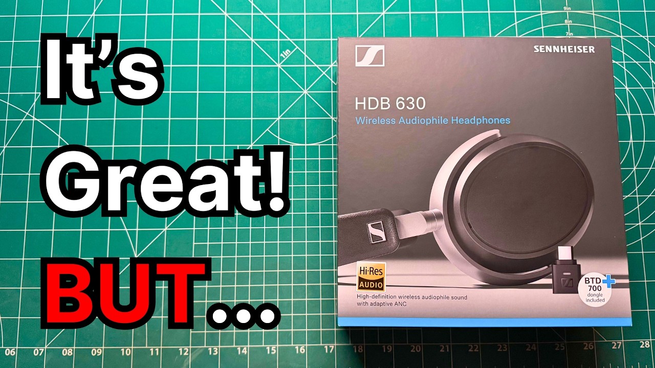 Sennheiser HDB 630 Audiophile Первый взгляд (без спонсорства)