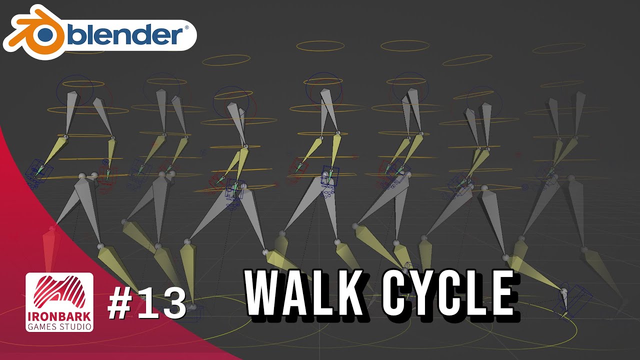 Animating an Easy Walk Cycle in Blender: Step-by-Step Tutorial