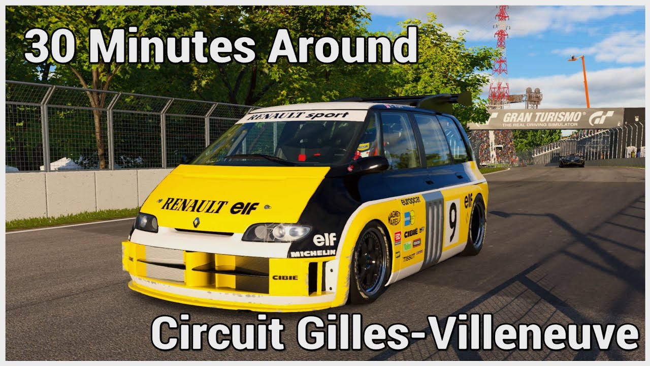 30 minutes around Circuit Gilles-Villeneuve in a Renault ESpace F1