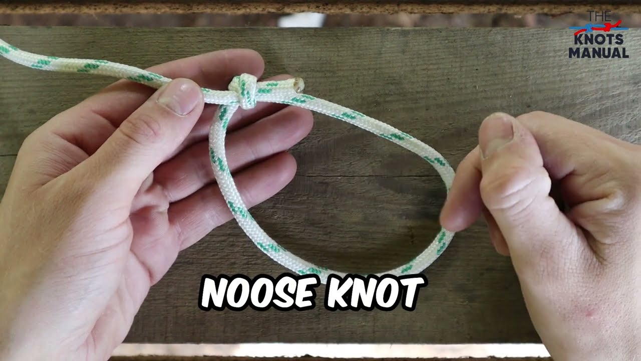 How to Tie a Noose Knot (Snare for Hunting Small Animals)