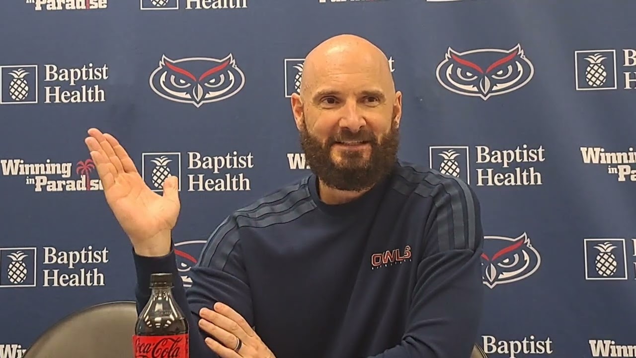 FAU Coach John Jakus Charlotte Post Game 3-1-26