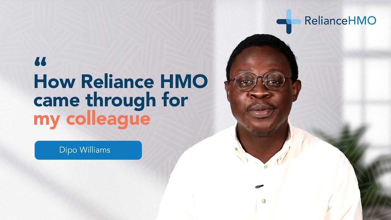 How Reliance Health came through for my colleague- Dipo from Carterbiggs Logistics