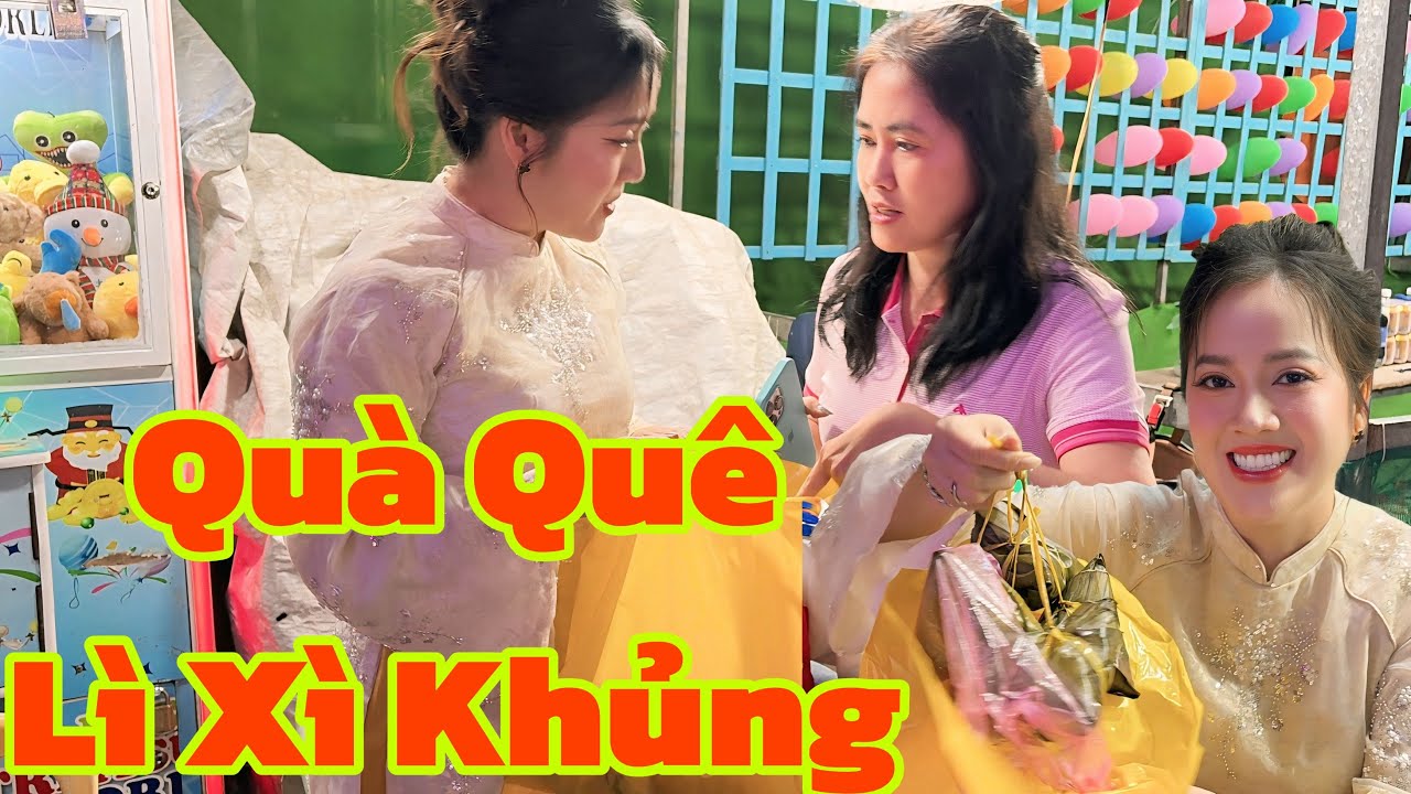 Hồng Loan Nhận Quà Quê Lì Xì Bất Ngờ Chị Gái An Giang Trong Đêm Khuya