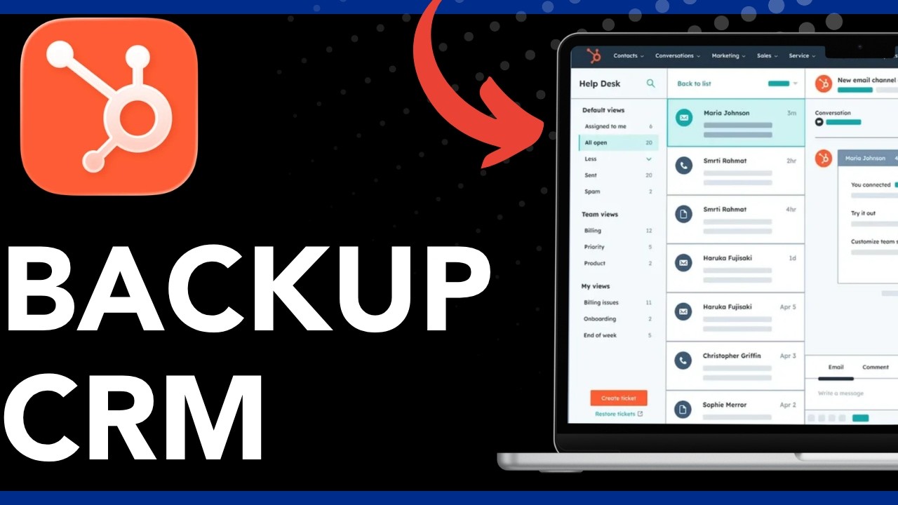 How To Create A CRM Backup In Hubspot
