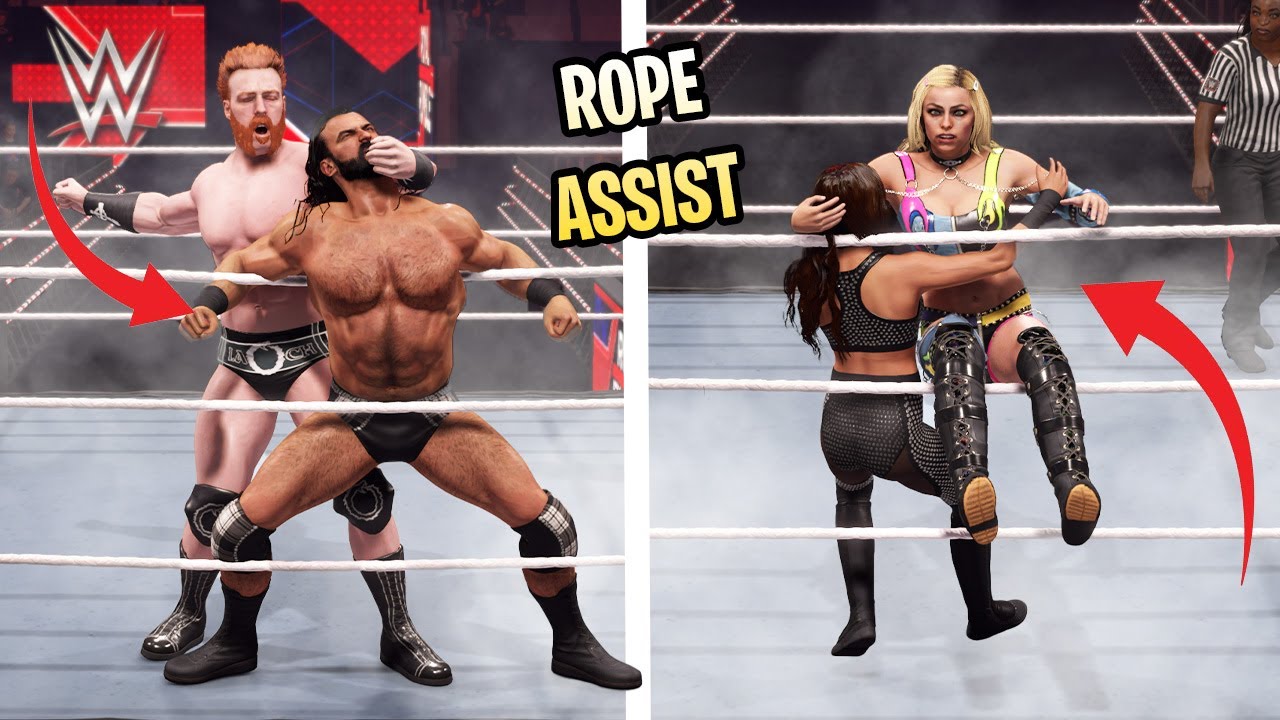 30 Best Rope Assisted Moves In WWE 2K24