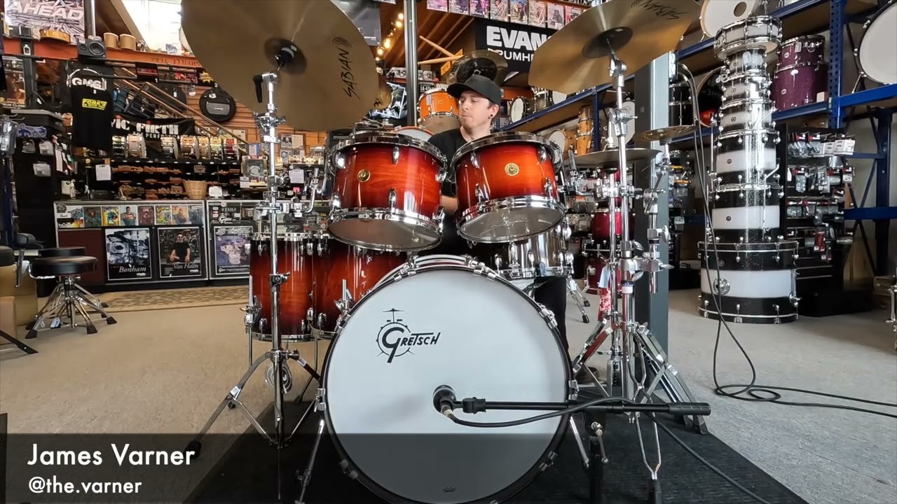 Gretsch USA Custom 5pc Drum Kit in Savannah Sunset