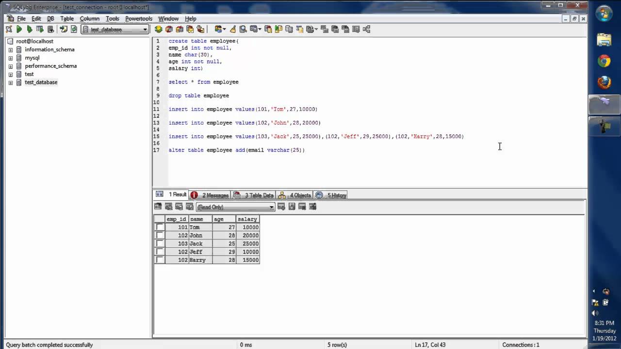 SELENIUM TRAINING TUTORIAL - DATABASE TESTING TUTORIAL 1 | FREE SELENIUM TUTORIAL DEMO ONLINE