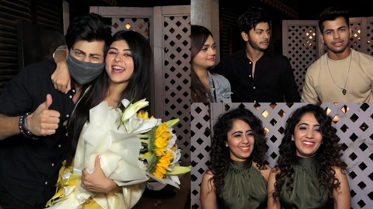 Yesha Rughani rings in her birthday with buddies Abhishek-Siddharth Nigam, Samriddhi Mehra & others