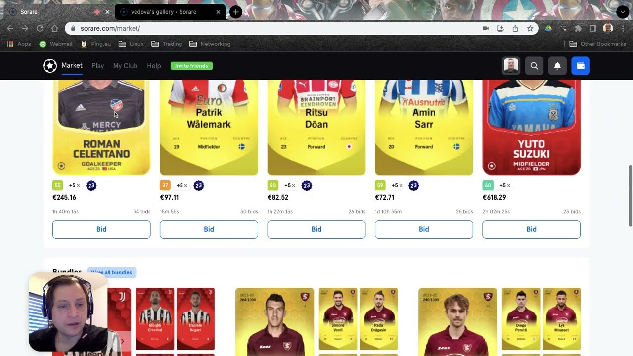 Sorare - Fantasy football game with crypto earning and NFT player cards