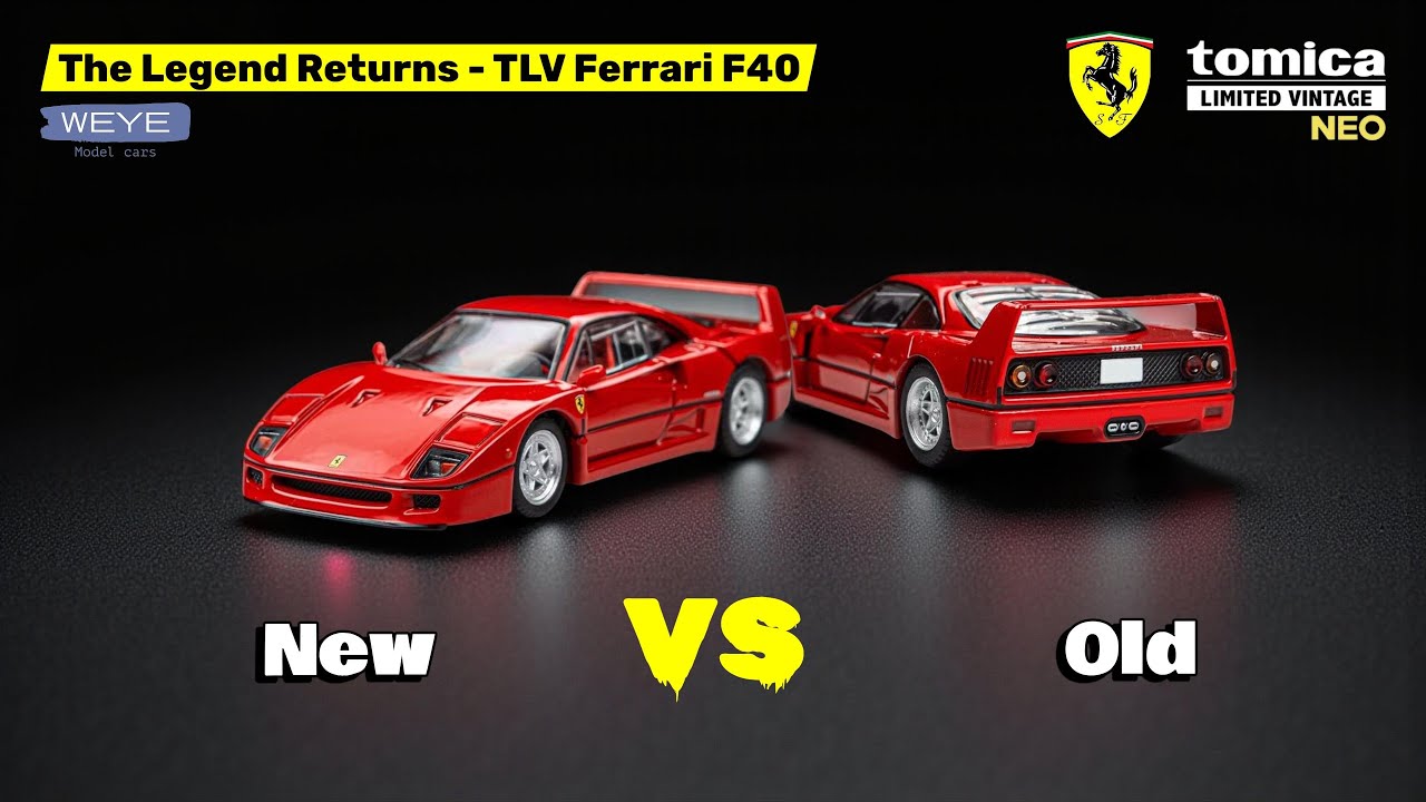Is the New TLV-N Ferrari F40 Worth It? 2025 Re-issue vs. Old Version | Honest Review