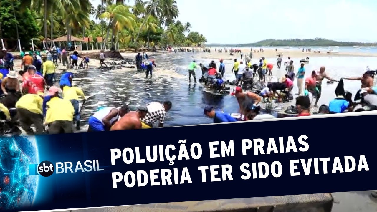 Chegada de petróleo às praias do Nordeste poderia ter sido evitada | SBT Brasil (18/10/19)