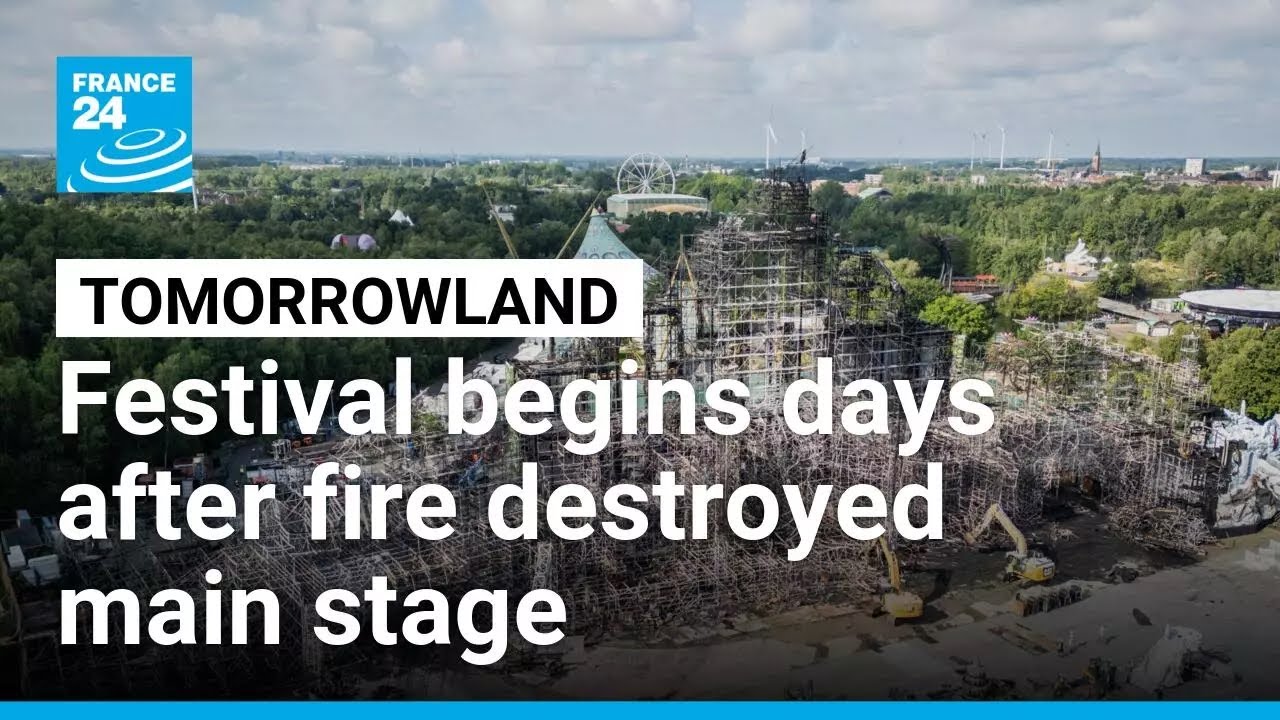 Tomorrowland festival begins days after fire destroyed main stage &bull; FRANCE 24 English