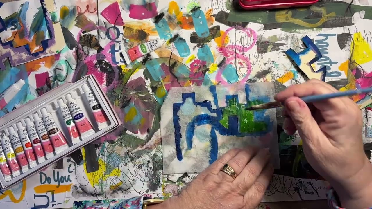 Lost Loves, a Mixed Media Art Journal, Day 1