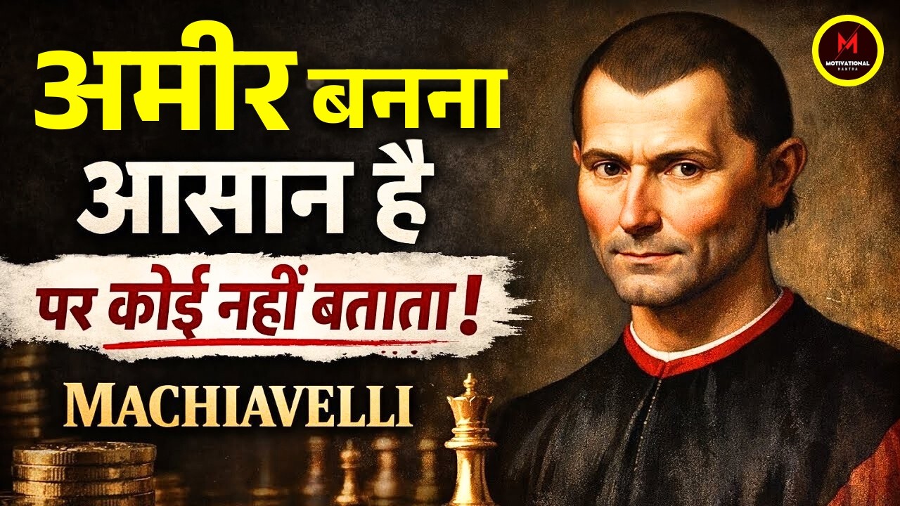 अमीर बनना इतना आसान है, पर कोई नहीं बताता || Machiavelli Money Mindset
