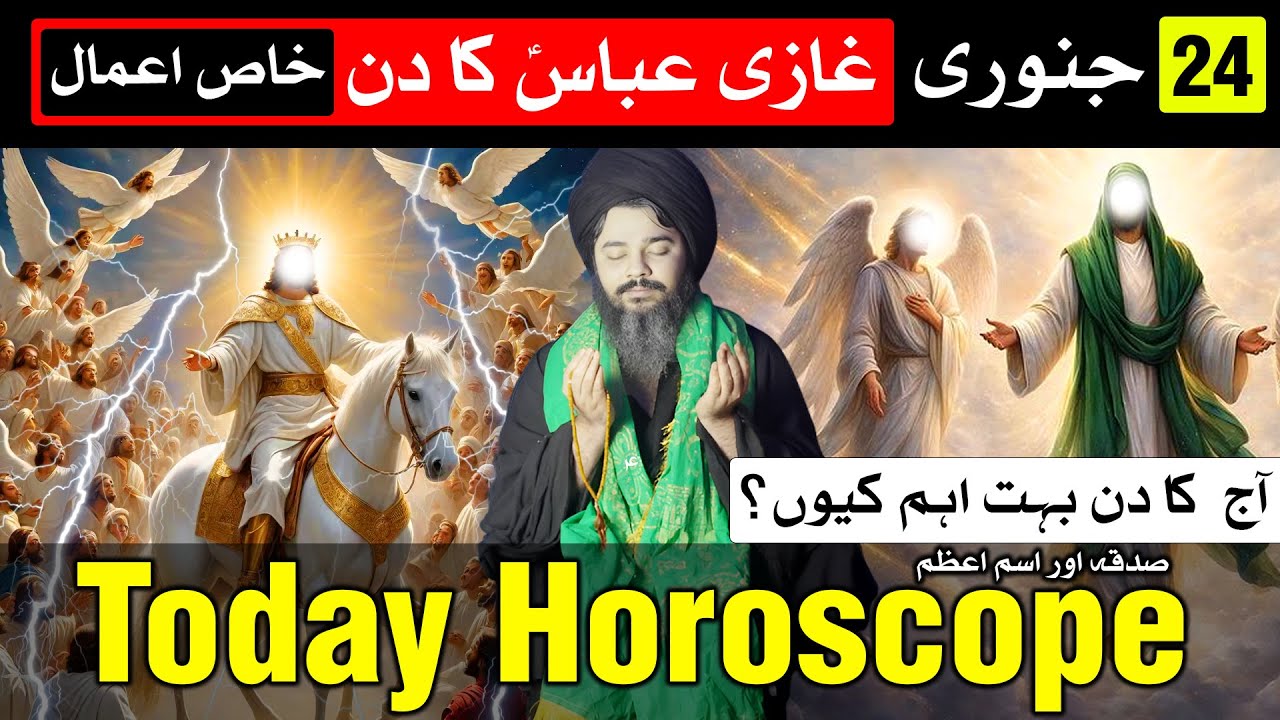 24 January 2026 Today Horoscope | Ajj Ka Din Kaisa Hoga | Mehrban Ali | 4 Shaban
