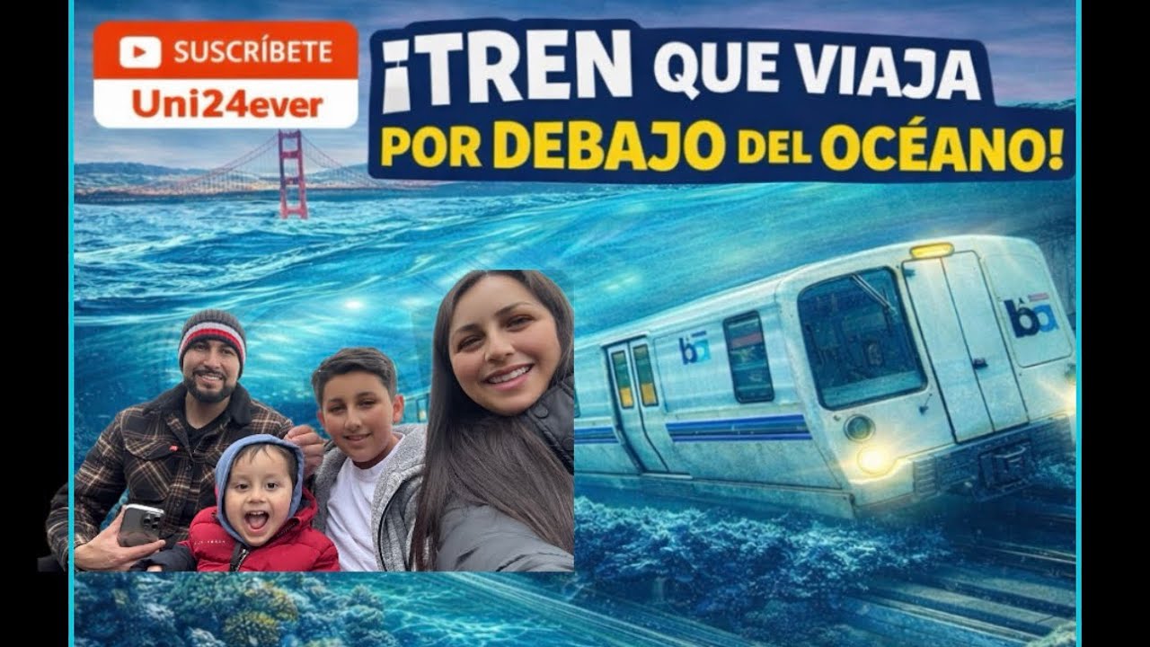 🚆 Tren que viaja por debajo del océano | BART San Francisco