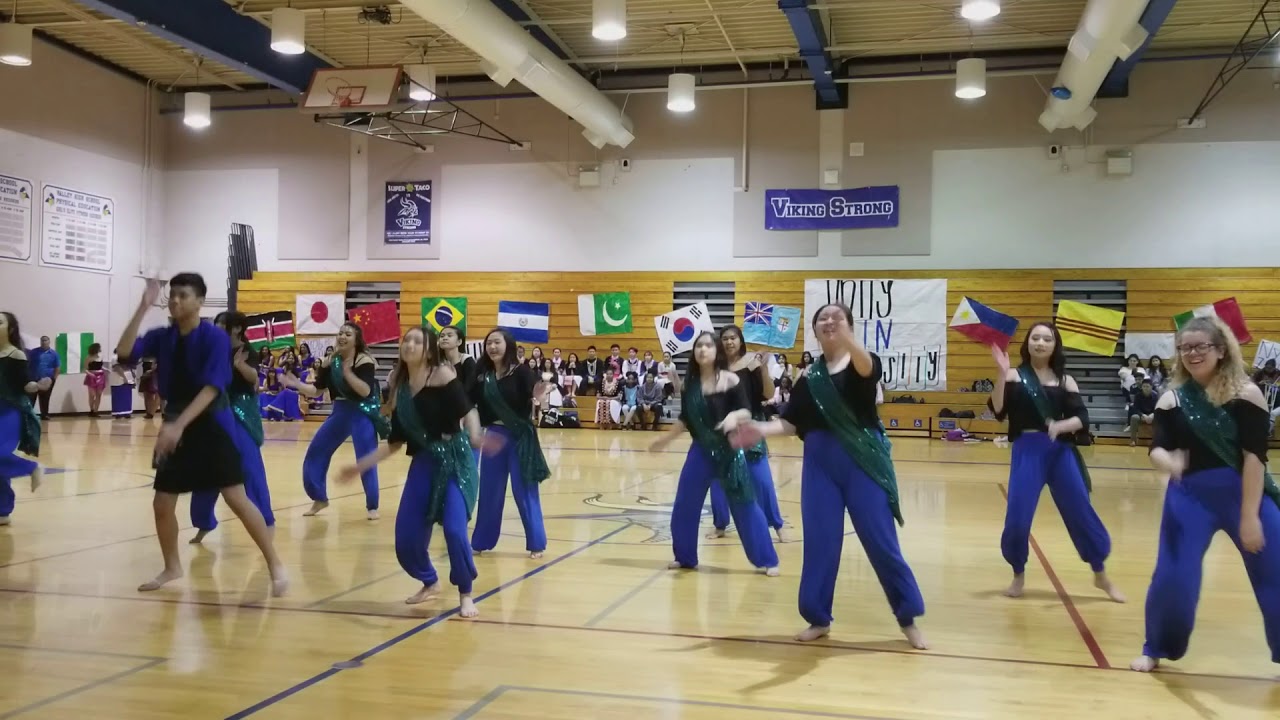 Valley High School Footworks Dance Company Multicultural Rally 2017-2018 Bollywood