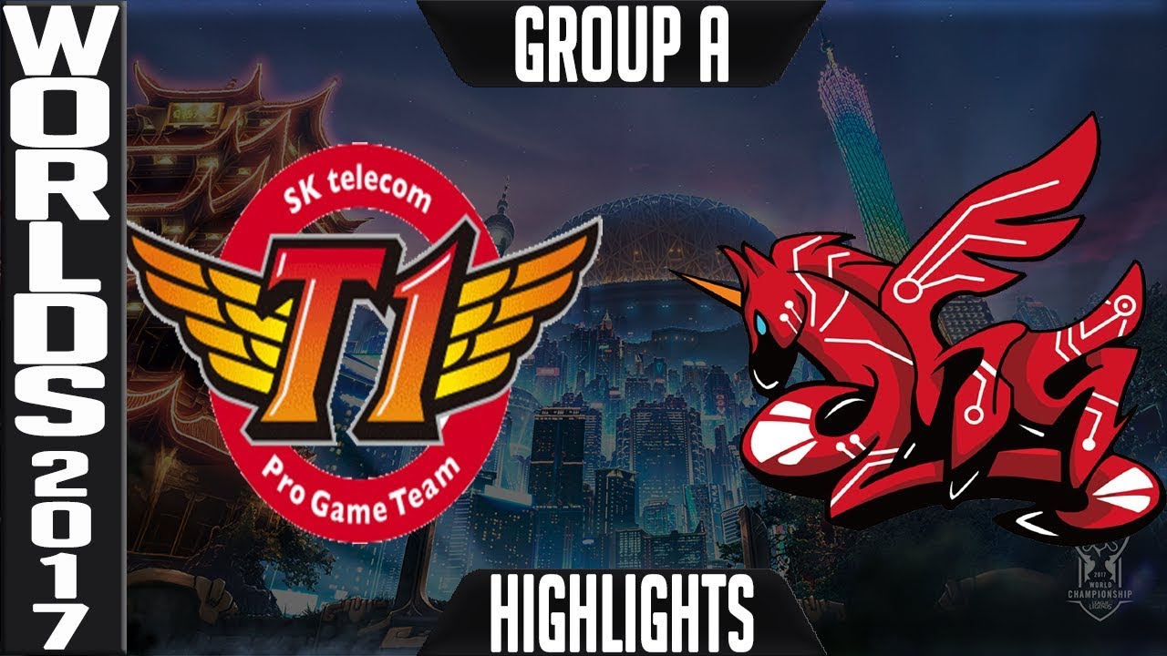 SKT vs AHQ highlights S7 World Championship 2017 Group A Day 3 SK Telecom T1 vs AHQ e-Sports Club
