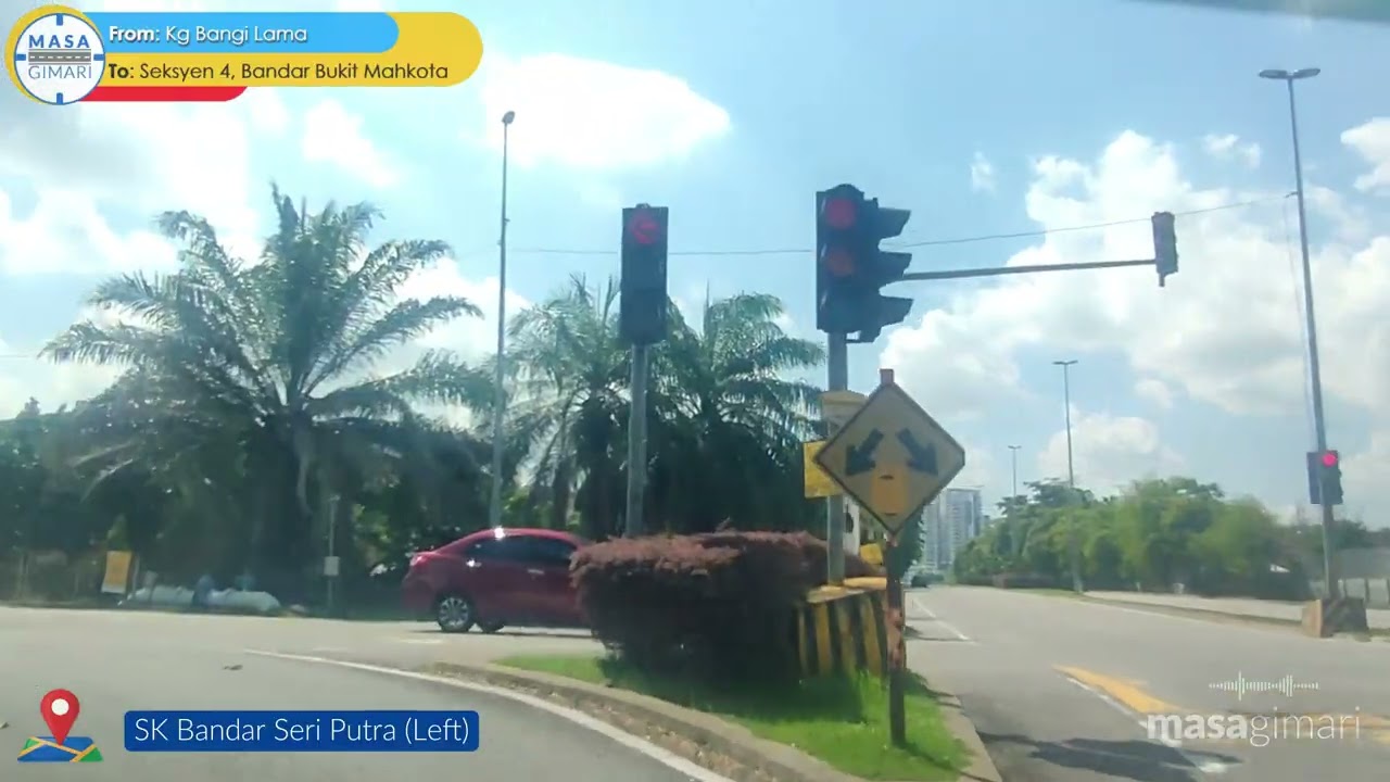 🚗 📷 MALAYSIA ROAD DASHCAM  |  ⛽ 🚦 Pekan Bangi Lama - Seksyen 4, Bandar Bukit Mahkota🛑
