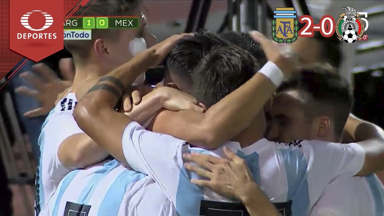 ¡La albiceleste se impone! | Argentina 2 - 0 México | Partido amistoso - Televisa Deportes
