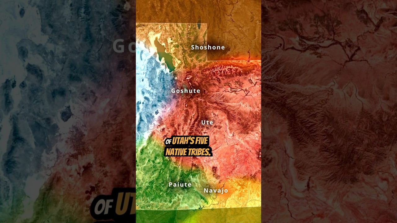 Utah&rsquo;s Five Native American Tribes: Shoshone, Ute, Navajo, Paiute, Goshute.