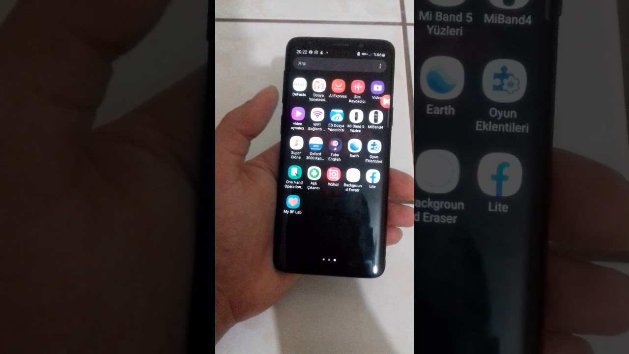 Samsung galaxy S9 S9plus Tansiyon &Ouml;l&ccedil;&uuml;m&uuml;