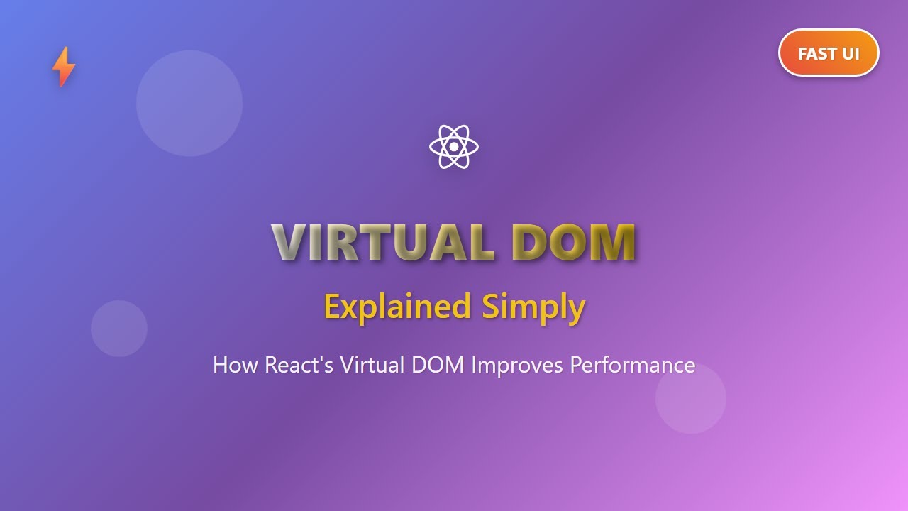 Virtual DOM Explained Simply: Boost React Performance! ✨