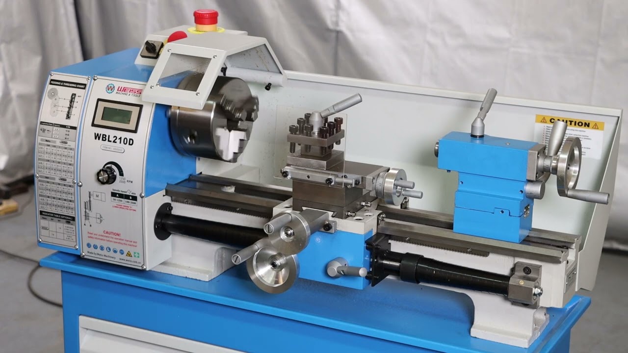 NEW WEISS WBL210DX400 Bench Lathe Spindle bore 38mm