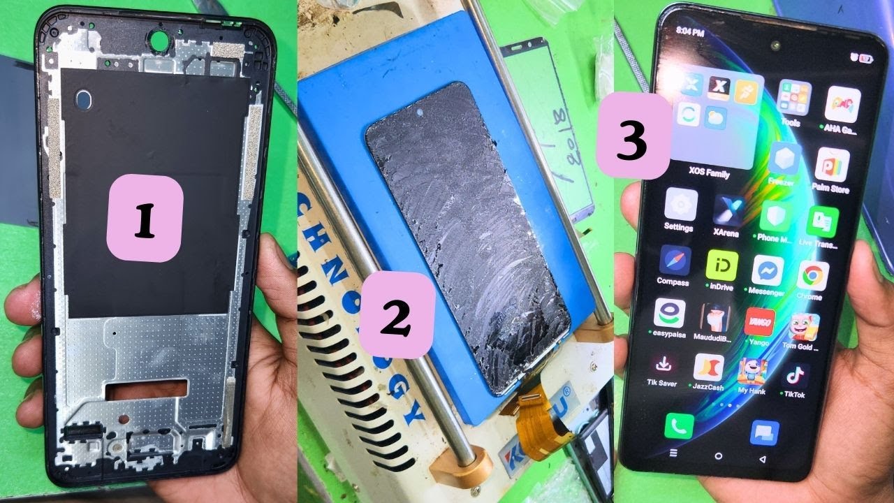 Destroyed Phone Restoration | Infinix Full Rebuild ASMR | Satisfying Glass Repair