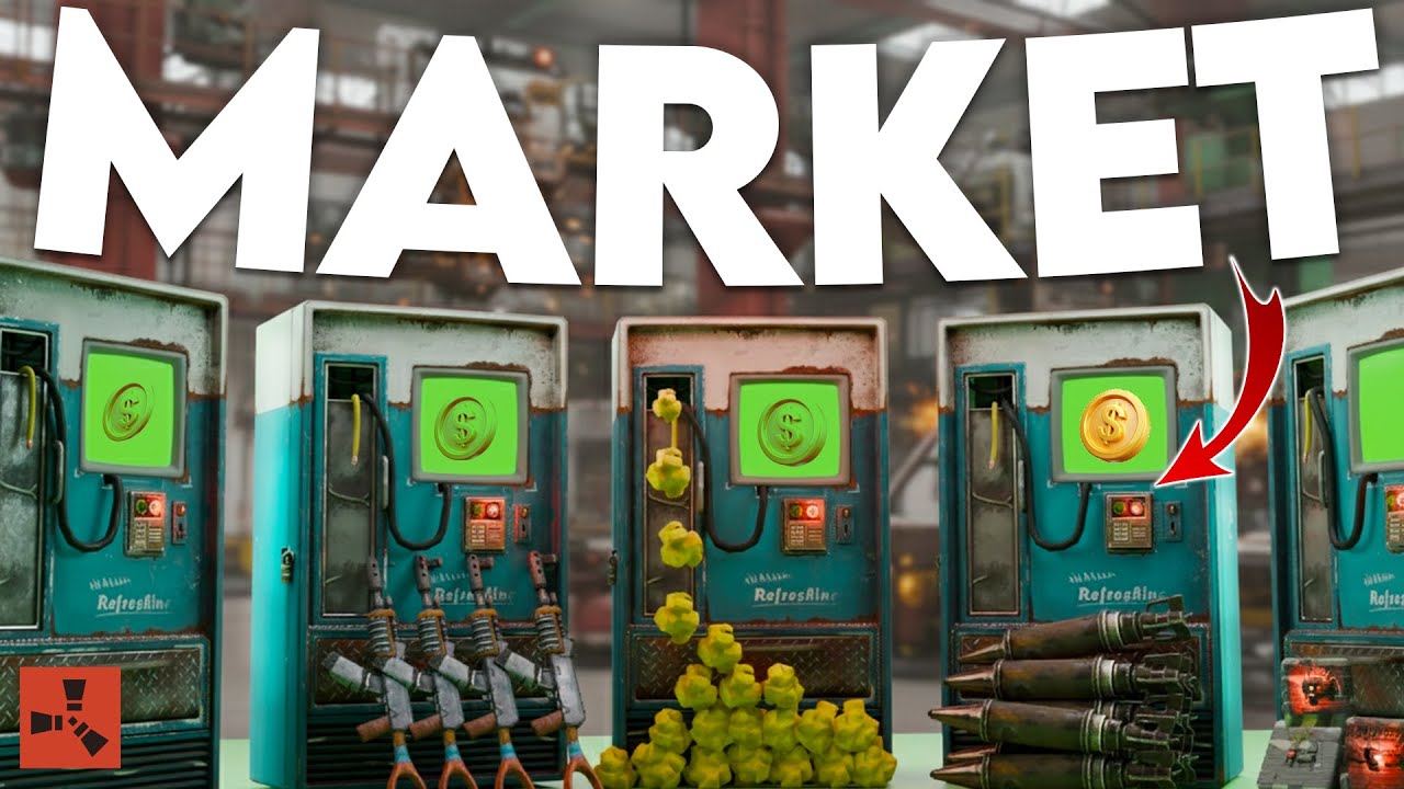 WİPE GÜNÜ YAPTIĞIM MARKET SAYESİNDE SINIRSIZ SÜLFÜR ELDE ETMEK.!! (100K SÜLFÜR) Rust Türkçe