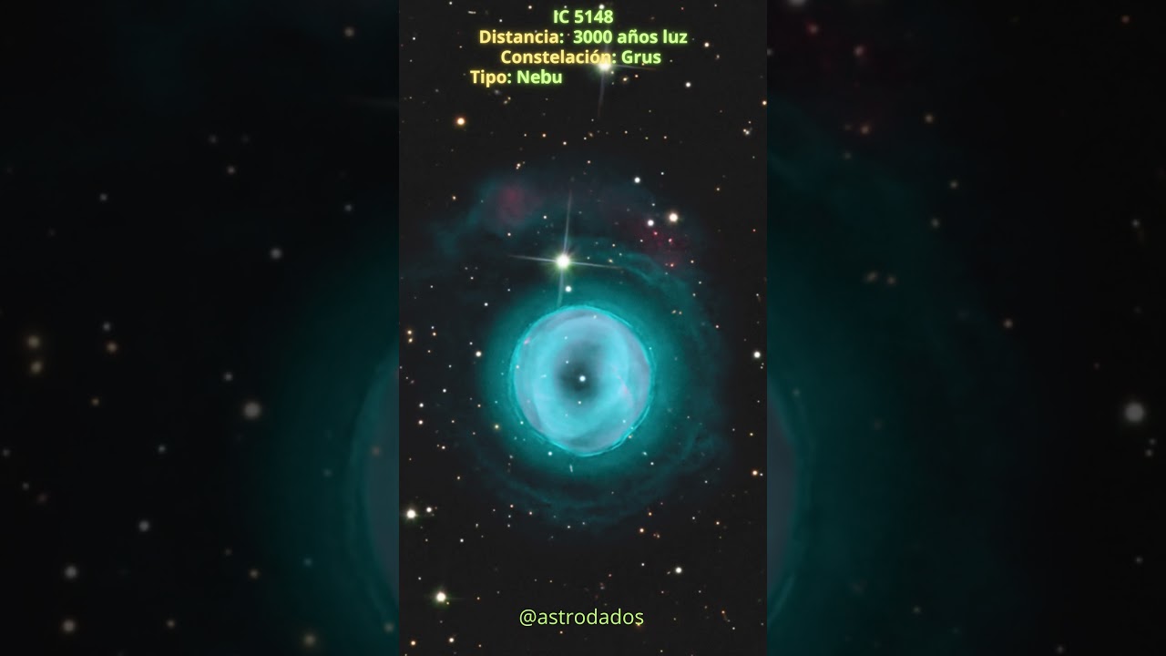 Nebulosa planetaria IC 5148 #shorts #IC5148 #nebulosaplanetaria #universo #astronomia #nebulosa